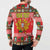 Personalized Portugal Christmas Button Sweatshirt Coat Of Arms - Feliz Natal - Wonder Print Shop