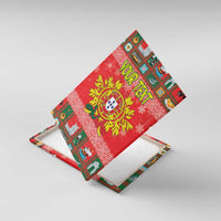 Personalized Portugal Christmas Canvas Wall Art Coat Of Arms - Feliz Natal - Wonder Print Shop