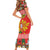 Personalized Portugal Christmas Family Matching Short Sleeve Bodycon Dress and Hawaiian Shirt Coat Of Arms - Feliz Natal - Wonder Print Shop