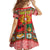 Personalized Portugal Christmas Kid Short Sleeve Dress Coat Of Arms - Feliz Natal - Wonder Print Shop