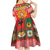 Personalized Portugal Christmas Kid Short Sleeve Dress Coat Of Arms - Feliz Natal - Wonder Print Shop