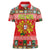 Personalized Portugal Christmas Women Polo Shirt Coat Of Arms - Feliz Natal - Wonder Print Shop