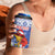 Personalized Puerto Rico Christmas 4 in 1 Can Cooler Tumbler Coqui With Red Maga Flower - Wonder Print Shop