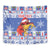 Personalized Puerto Rico Christmas Tapestry Coqui With Red Maga Flower - Wonder Print Shop