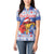 Personalized Puerto Rico Christmas Women Polo Shirt Coqui With Red Maga Flower - Wonder Print Shop