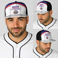 Haiti Football Baseball Net Cap Les Grenadiers Veve Haitian Vodou White Version - Wonder Print Shop