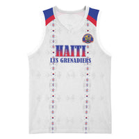 Custom Haiti Football Basketball Jersey Les Grenadiers Veve Haitian Vodou White Version - Wonder Print Shop
