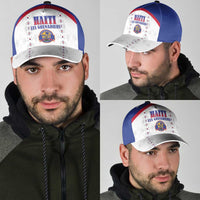 Haiti Football Classic Cap Les Grenadiers Veve Haitian Vodou White Version - Wonder Print Shop