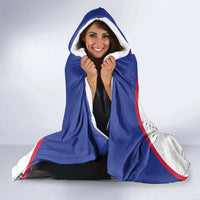 Custom Haiti Football Hooded Blanket Les Grenadiers Veve Haitian Vodou White Version - Wonder Print Shop