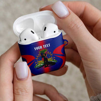 Haiti Pride Personalized AirPods Case Neg Marron Haitian Heritage - Wonder Print Shop
