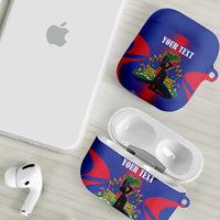 Haiti Pride Personalized AirPods Case Neg Marron Haitian Heritage - Wonder Print Shop