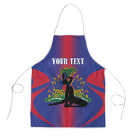 Haiti Pride Personalized Apron Neg Marron Haitian Heritage - Wonder Print Shop