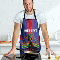 Haiti Pride Personalized Apron Neg Marron Haitian Heritage - Wonder Print Shop