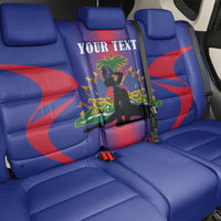 Haiti Pride Personalized Back Car Seat Cover Neg Marron Haitian Heritage - Wonder Print Shop