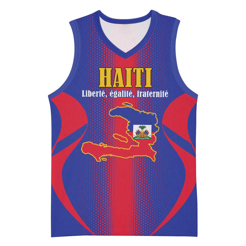 Haiti Pride Personalized Basketball Jersey Neg Marron Haitian Heritage - Wonder Print Shop