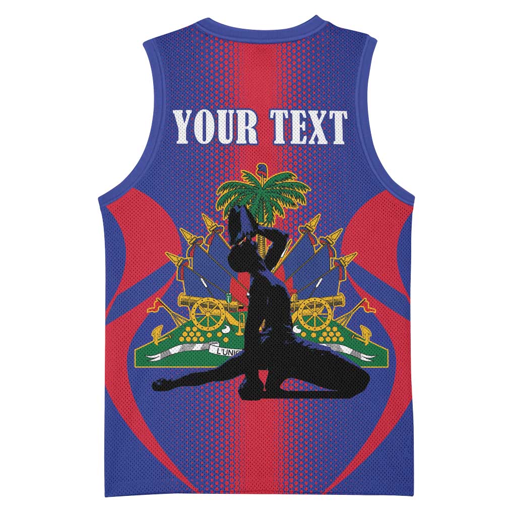 Haiti Pride Personalized Basketball Jersey Neg Marron Haitian Heritage - Wonder Print Shop