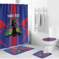 Haiti Pride Personalized Bathroom Set Neg Marron Haitian Heritage - Wonder Print Shop