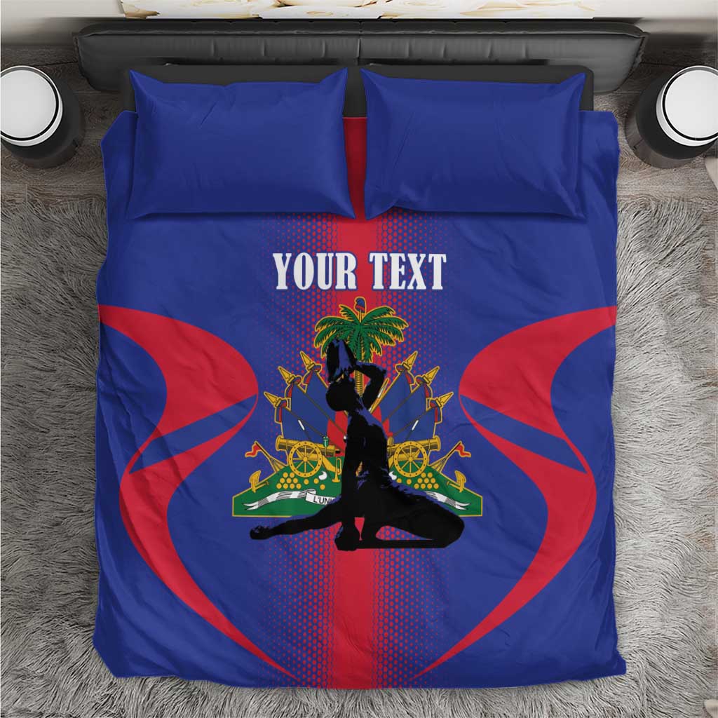 Haiti Pride Personalized Bedding Set Neg Marron Haitian Heritage - Wonder Print Shop