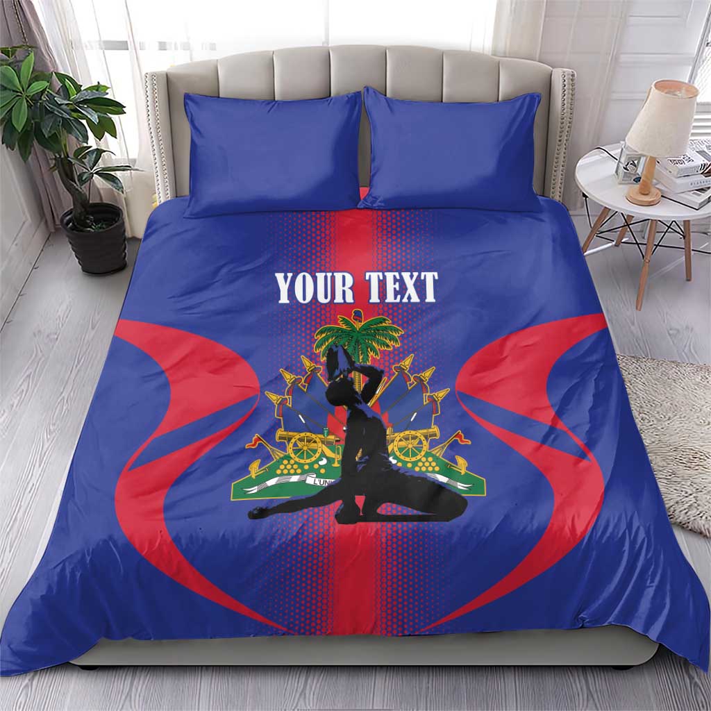 Haiti Pride Personalized Bedding Set Neg Marron Haitian Heritage - Wonder Print Shop