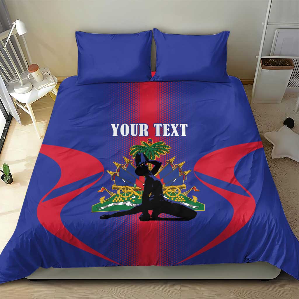 Haiti Pride Personalized Bedding Set Neg Marron Haitian Heritage - Wonder Print Shop