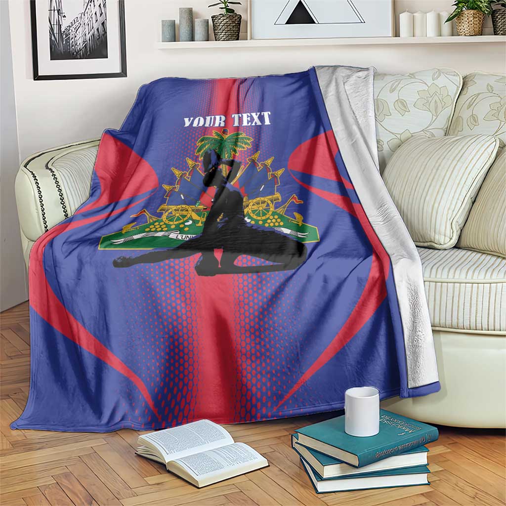 Haiti Pride Personalized Blanket Neg Marron Haitian Heritage - Wonder Print Shop