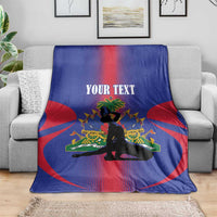 Haiti Pride Personalized Blanket Neg Marron Haitian Heritage - Wonder Print Shop
