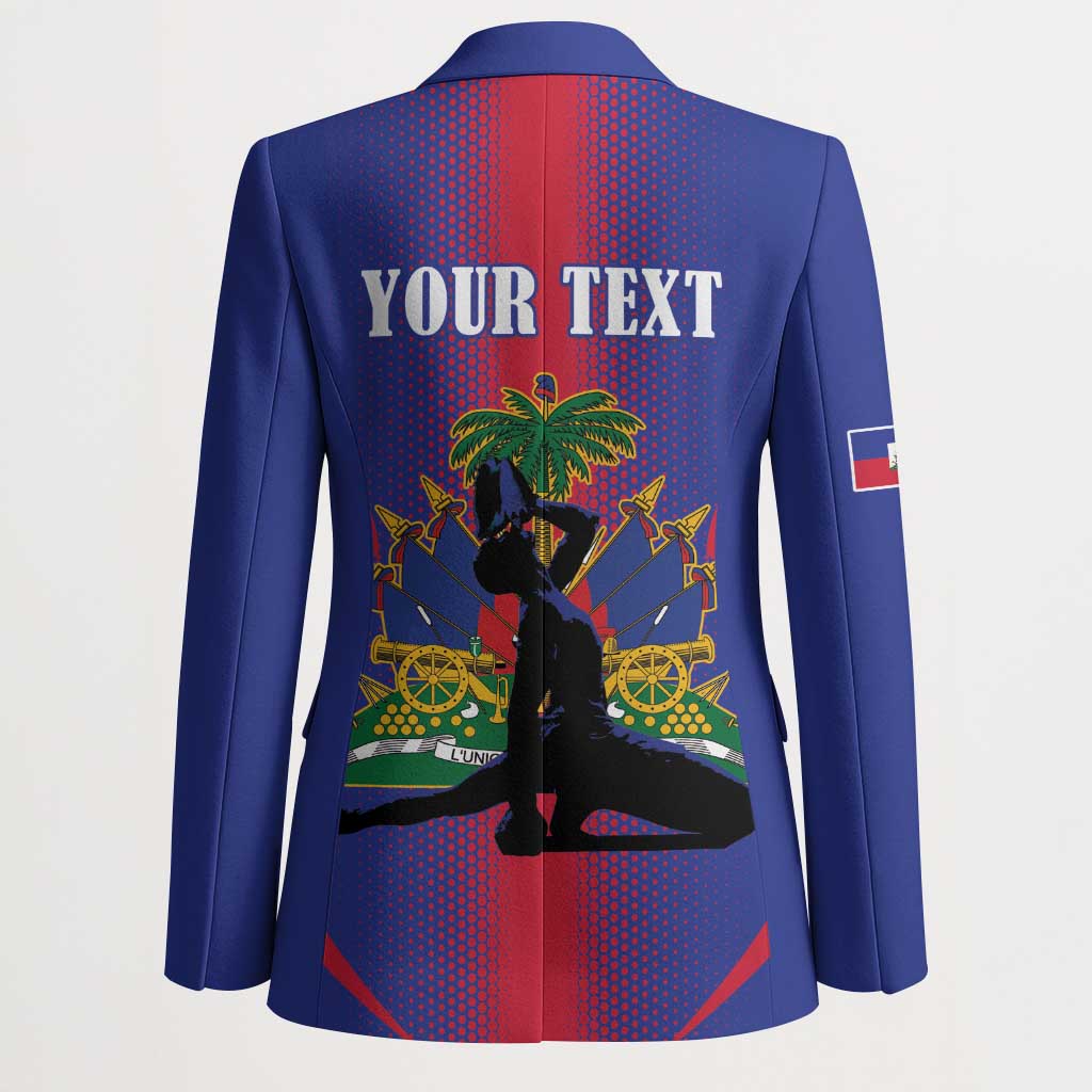 Haiti Pride Personalized Blazer Neg Marron Haitian Heritage - Wonder Print Shop