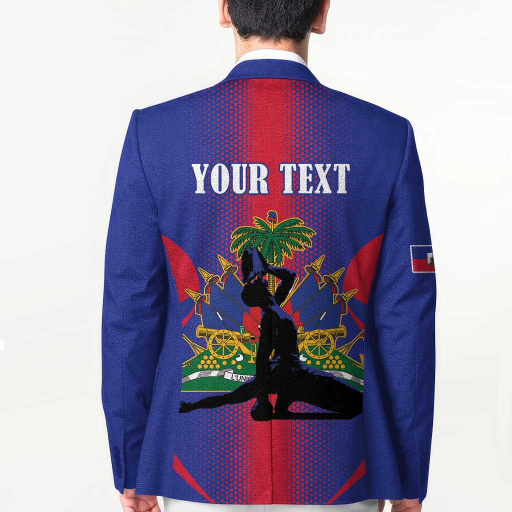 Haiti Pride Personalized Blazer Neg Marron Haitian Heritage - Wonder Print Shop