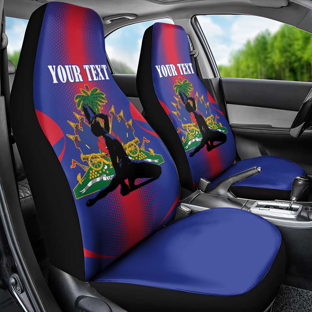 Haiti Pride Personalized Car Seat Cover Neg Marron Haitian Heritage - Wonder Print Shop