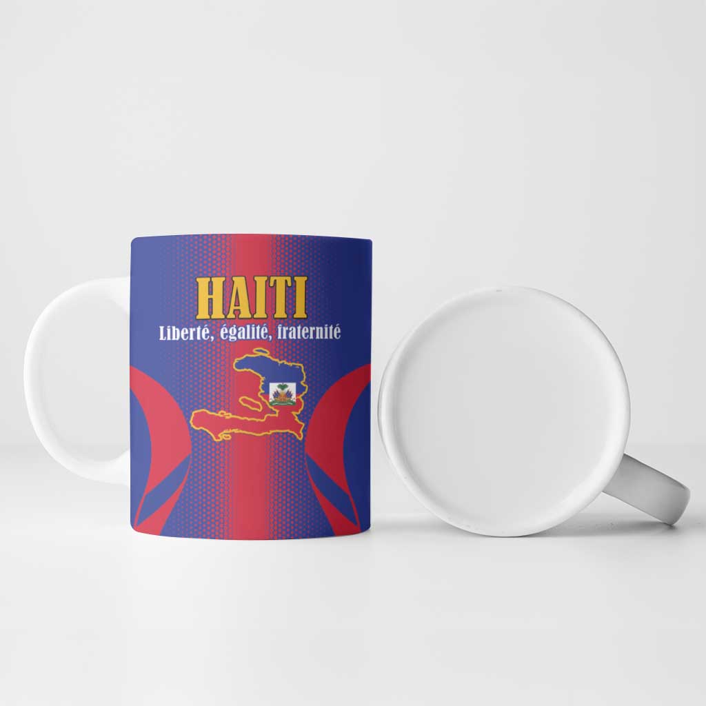 Haiti Pride Personalized Ceramic Mug Neg Marron Haitian Heritage - Wonder Print Shop