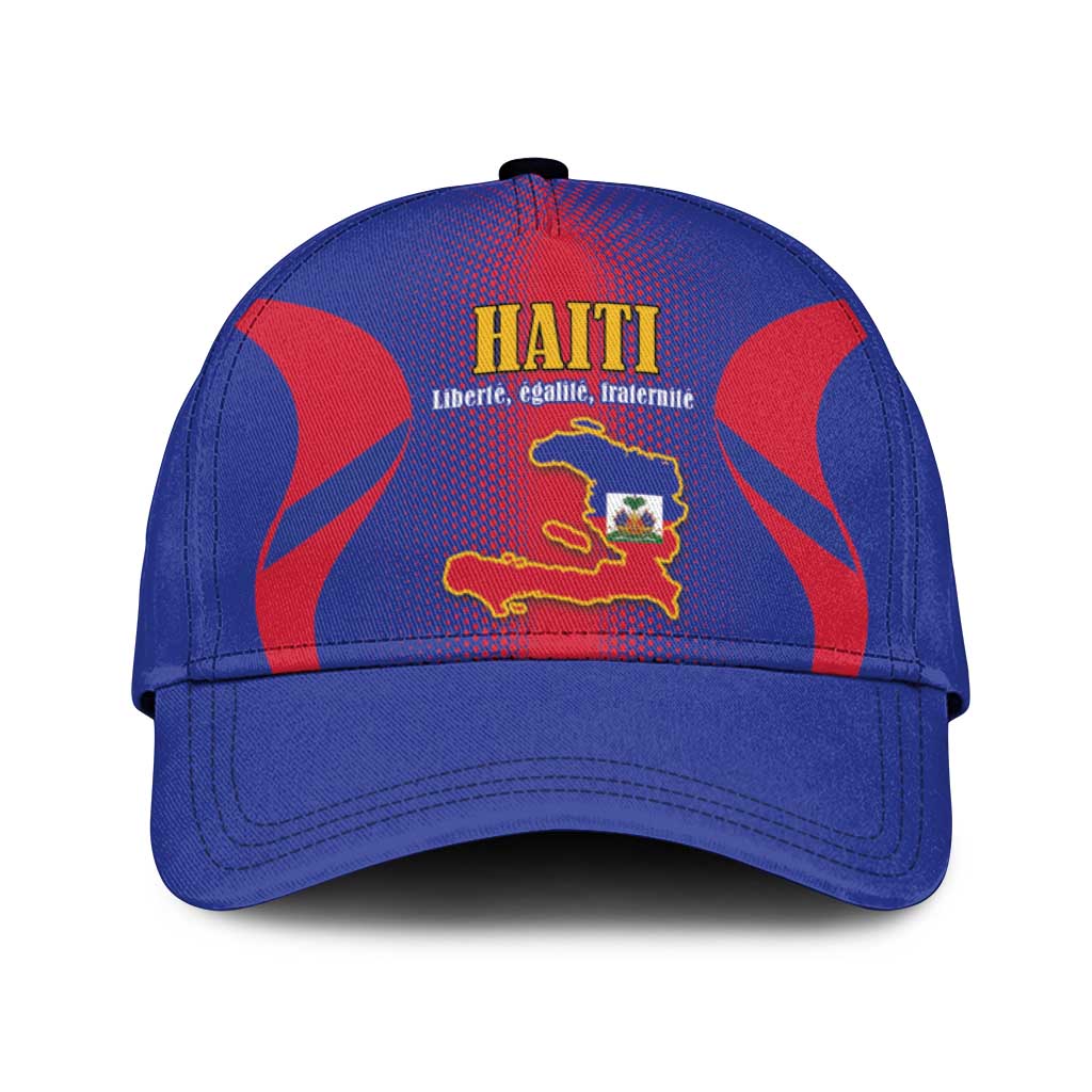 Haiti Pride Classic Cap Neg Marron Haitian Heritage - Wonder Print Shop
