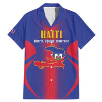 Haiti Pride Personalized Family Matching Mermaid Dress and Hawaiian Shirt Neg Marron Haitian Heritage - Wonder Print Shop