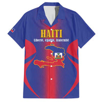 Haiti Pride Personalized Family Matching Off Shoulder Maxi Dress and Hawaiian Shirt Neg Marron Haitian Heritage - Wonder Print Shop