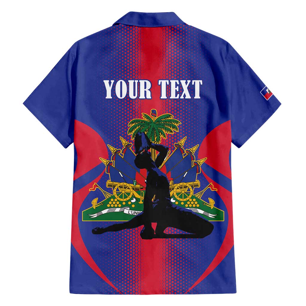 Haiti Pride Personalized Family Matching Off Shoulder Maxi Dress and Hawaiian Shirt Neg Marron Haitian Heritage - Wonder Print Shop