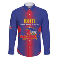 Haiti Pride Personalized Family Matching Off Shoulder Short Dress and Hawaiian Shirt Neg Marron Haitian Heritage - Wonder Print Shop