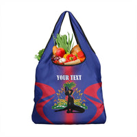 Haiti Pride Personalized Grocery Bag Neg Marron Haitian Heritage - Wonder Print Shop