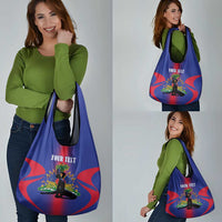 Haiti Pride Personalized Grocery Bag Neg Marron Haitian Heritage - Wonder Print Shop