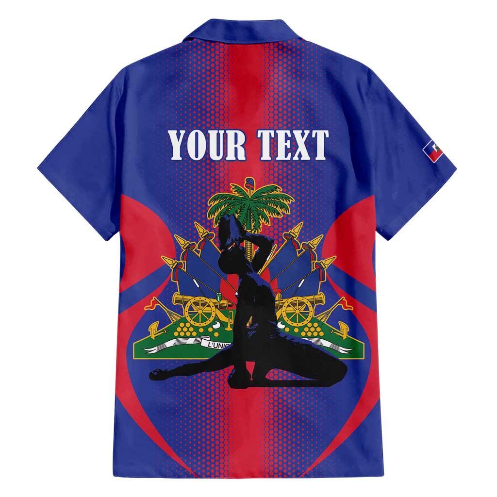 Haiti Pride Personalized Hawaiian Shirt Neg Marron Haitian Heritage - Wonder Print Shop