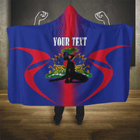 Haiti Pride Personalized Hooded Blanket Neg Marron Haitian Heritage - Wonder Print Shop