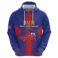 Haiti Pride Personalized Hoodie Neg Marron Haitian Heritage - Wonder Print Shop