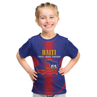 Haiti Pride Personalized Kid T Shirt Neg Marron Haitian Heritage - Wonder Print Shop