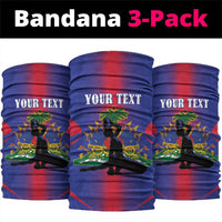 Haiti Pride Personalized Neck Gaiter Neg Marron Haitian Heritage - Wonder Print Shop