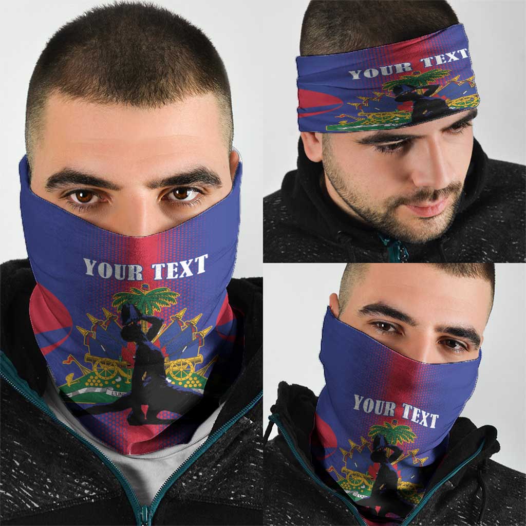 Haiti Pride Personalized Neck Gaiter Neg Marron Haitian Heritage - Wonder Print Shop
