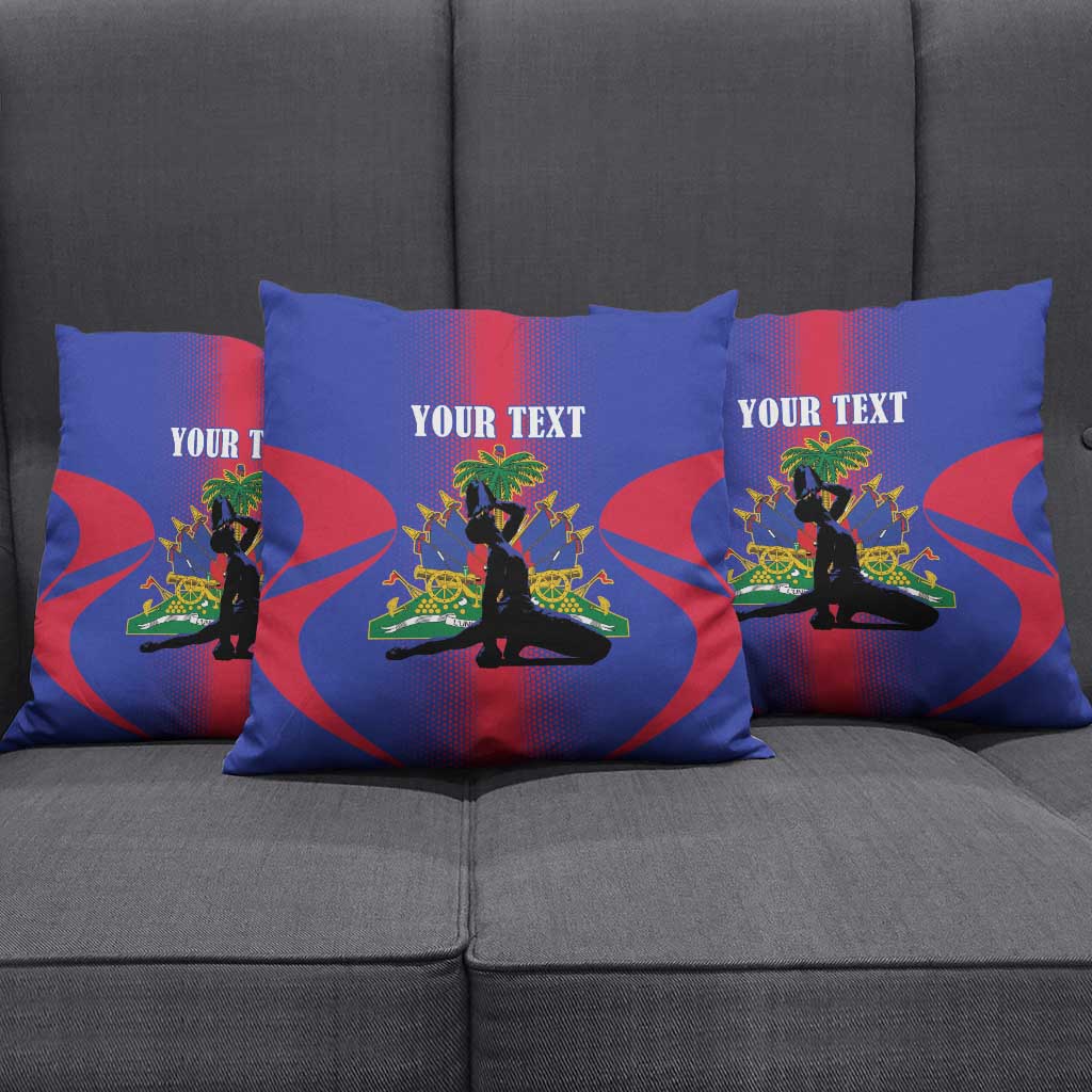 Haiti Pride Personalized Pillow Cover Neg Marron Haitian Heritage - Wonder Print Shop