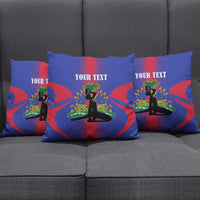 Haiti Pride Personalized Pillow Cover Neg Marron Haitian Heritage - Wonder Print Shop
