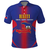 Haiti Pride Personalized Polo Shirt Neg Marron Haitian Heritage - Wonder Print Shop