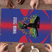 Haiti Pride Personalized Puzzle Neg Marron Haitian Heritage - Wonder Print Shop