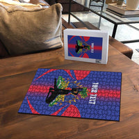 Haiti Pride Personalized Puzzle Neg Marron Haitian Heritage - Wonder Print Shop