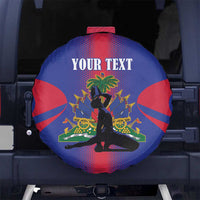 Haiti Pride Personalized Spare Tire Cover Neg Marron Haitian Heritage - Wonder Print Shop