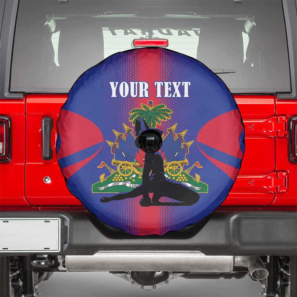 Haiti Pride Personalized Spare Tire Cover Neg Marron Haitian Heritage - Wonder Print Shop